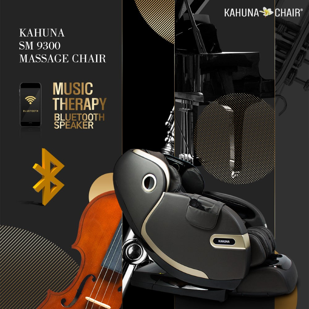 Kahuna Chair SM-9300 Premium 4D Massage Chair with Body Scan & Dual Heating