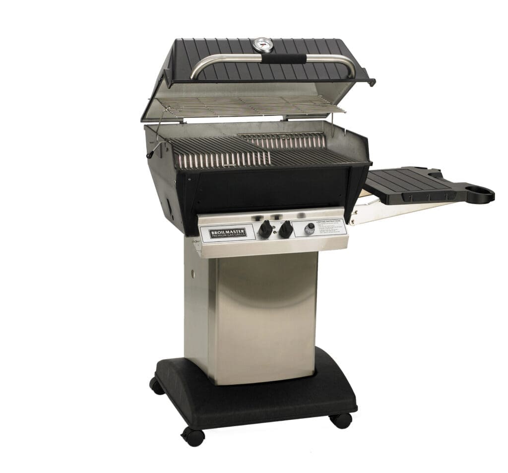 Broilmaster P3PK5N Premium Series Natural Gas Grill with Stainless Steel Cart & Shelf