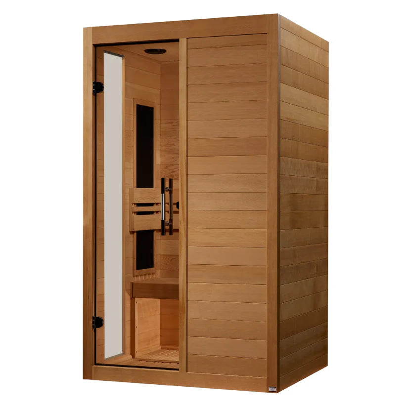 Dynamic Saunas DYN-6115-05 Veneto 1 2 Person Low EMF Far Infrared Sauna