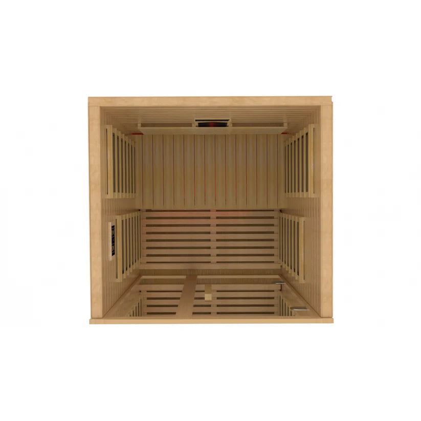Dynamic Saunas DYN-6119-03 FS Gracia 1 2 Person Full Spectrum Near Zero EMF Far Infrared Sauna