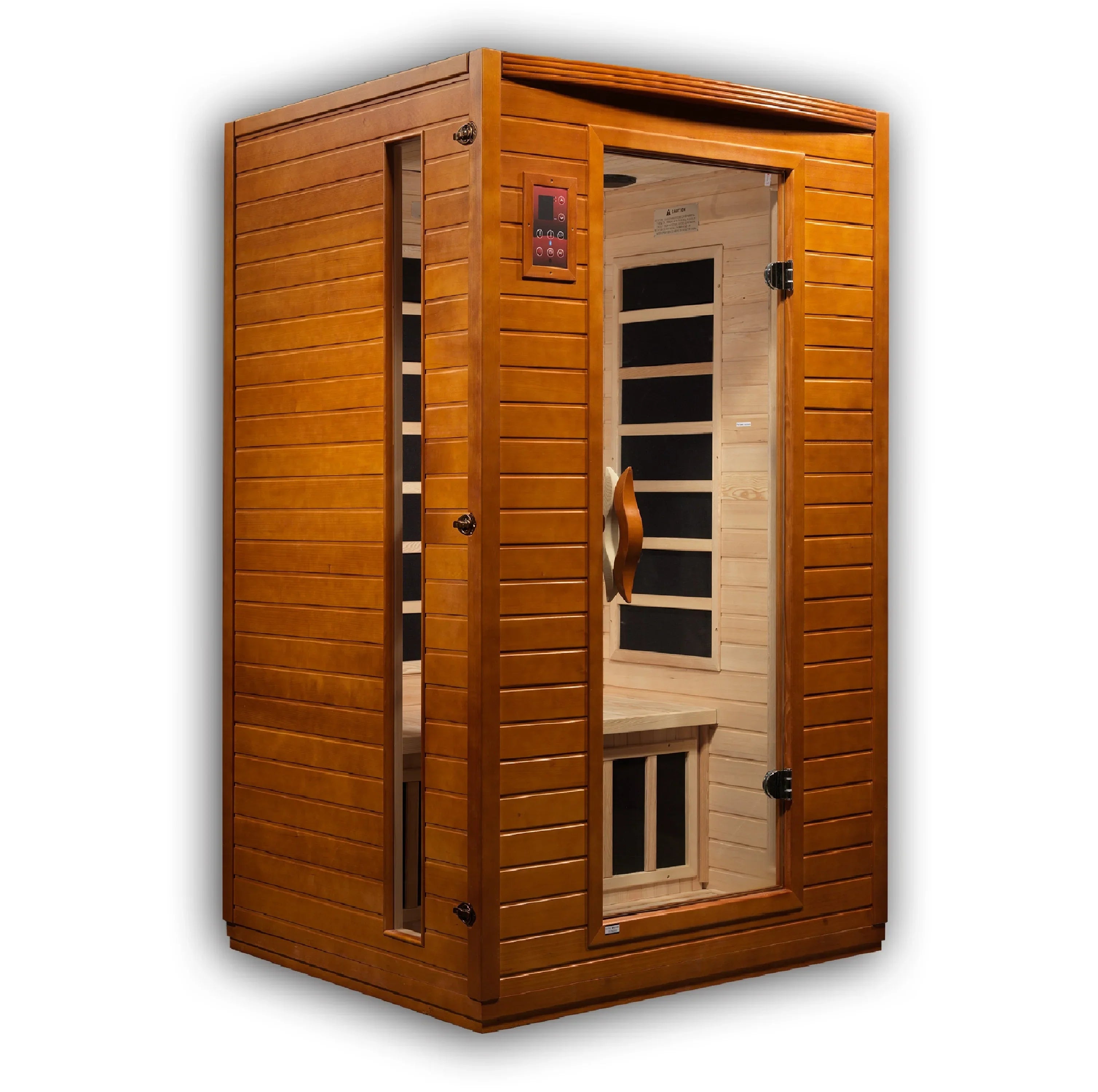 Dynamic "Versailles Elite" 2 Person Infrared Sauna – Canadian Hemlock, Bluetooth, Low EMF Panels, Chromotherapy