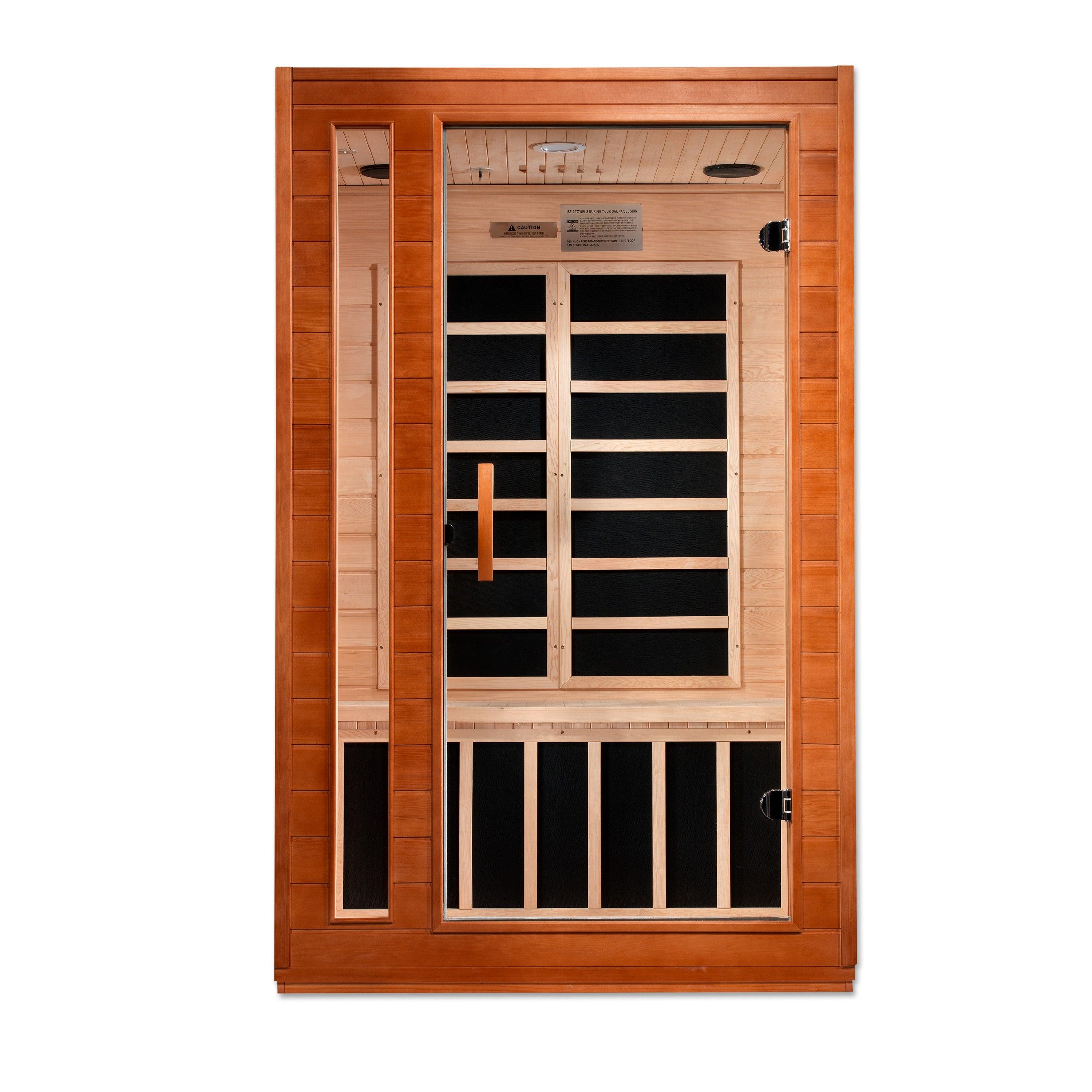 Dynamic Saunas Cardoba 2-Person Ultra Low EMF FAR Infrared Sauna