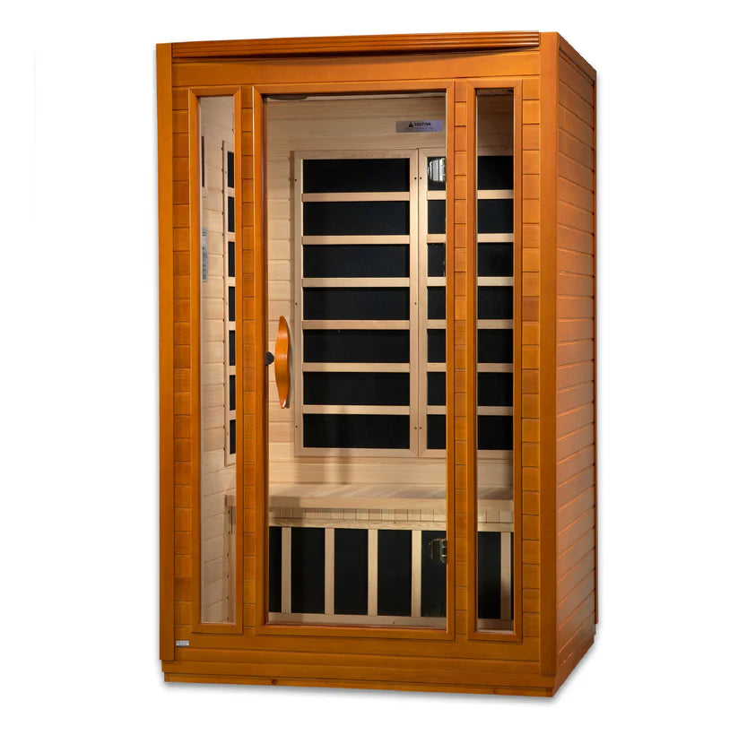 Dynamic San Marino 2-Person Low EMF FAR Infrared Sauna Canadian Hemlock | DYN-6206-01