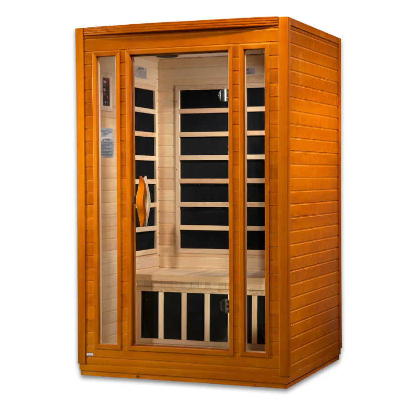 Dynamic San Marino 2-Person Low EMF FAR Infrared Sauna Canadian Hemlock | DYN-6206-01