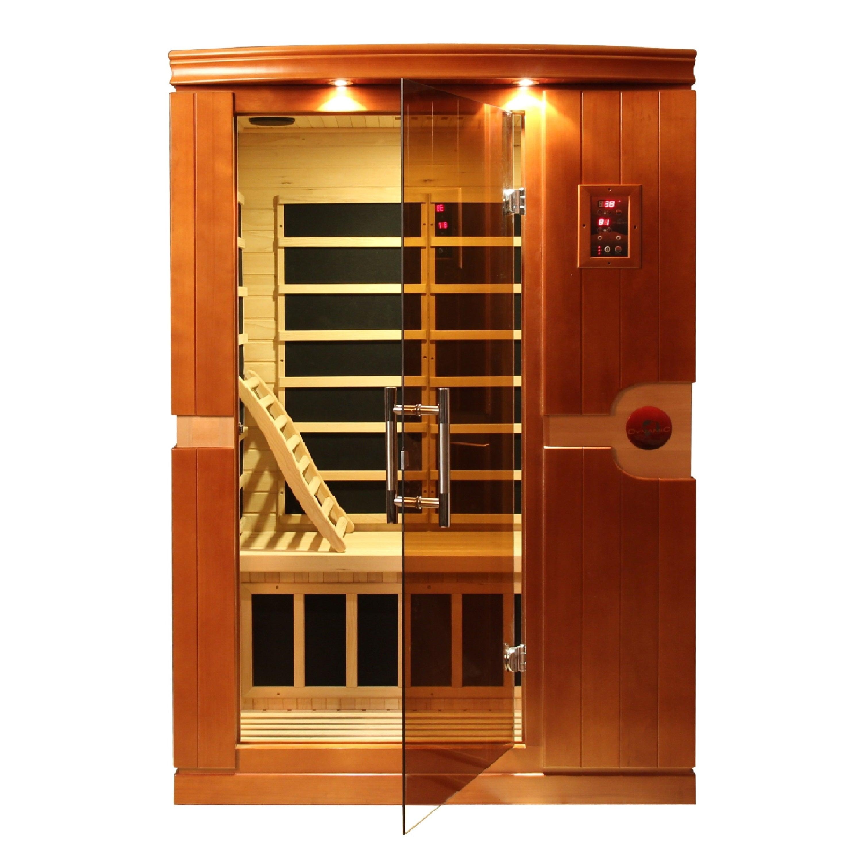 Luxury Infrared Dynamic Sauna for 2 – Low EMF, Red Light Therapy, Bluetooth Speakers - Venice Edition