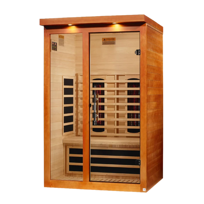 Dynamic Llumeneres DYN-6215-03 FS Full Spectrum Near Zero EMF 2 Person Sauna, image 6 of 6