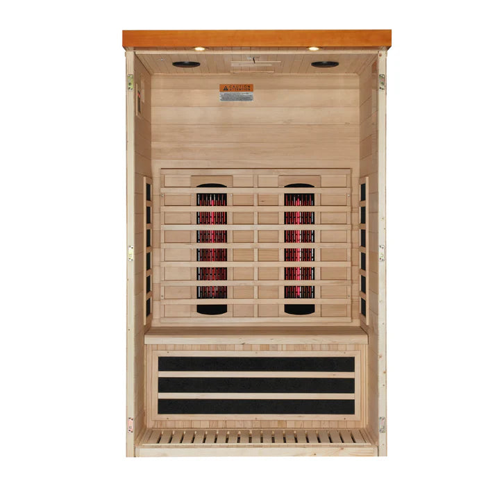 Dynamic Llumeneres DYN-6215-03 FS Full Spectrum Near Zero EMF 2 Person Sauna, image 5 of 6