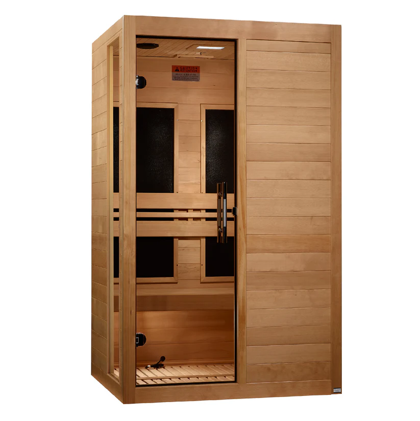 Dynamic Saunas DYN-6215-05 Lucca 2 Person Ultra Low EMF Far Infrared Sauna