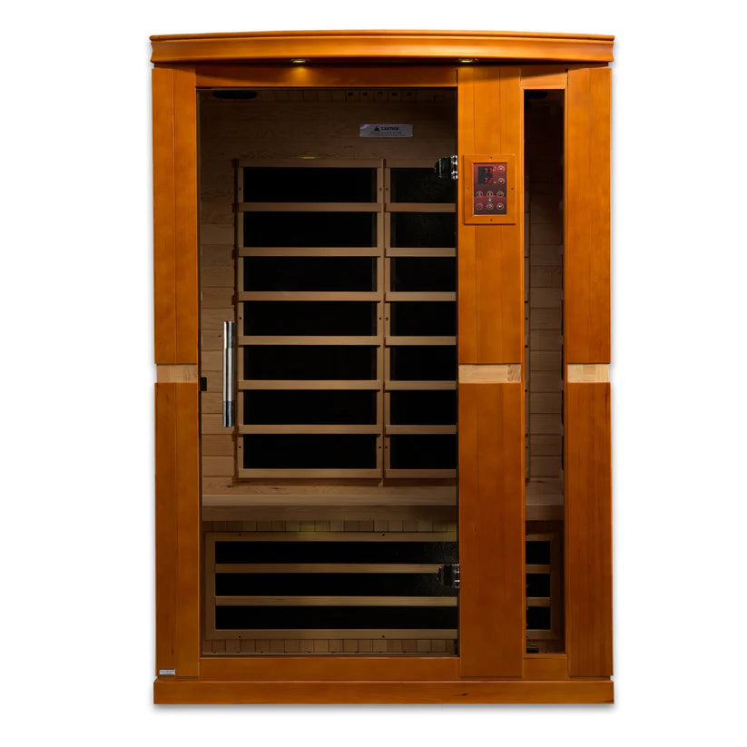 Dynamic Saunas DYN-6220-01 Elite Vittoria 2 Person Ultra Low EMF Far Infrared Sauna