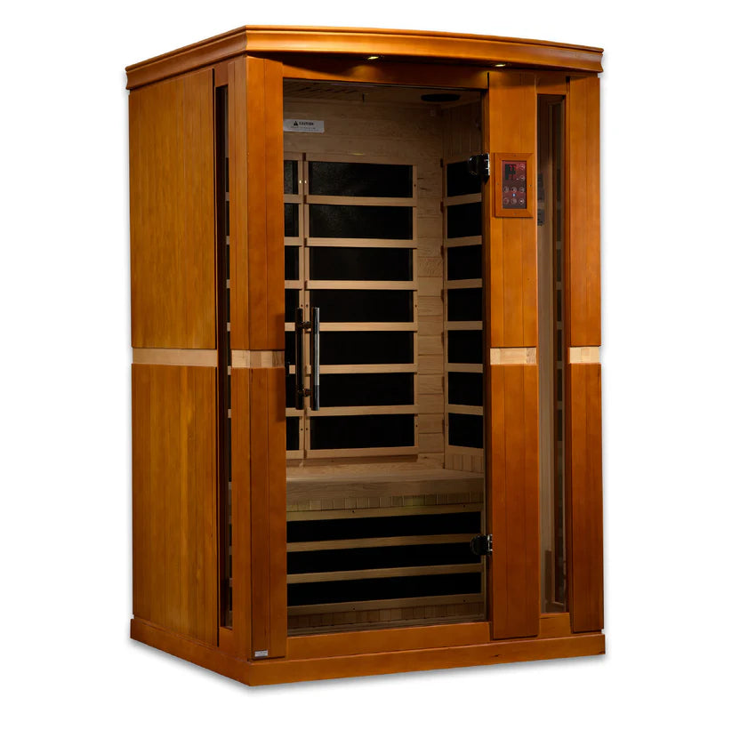 Dynamic Saunas DYN-6220-01 Elite Vittoria 2 Person Ultra Low EMF Far Infrared Sauna