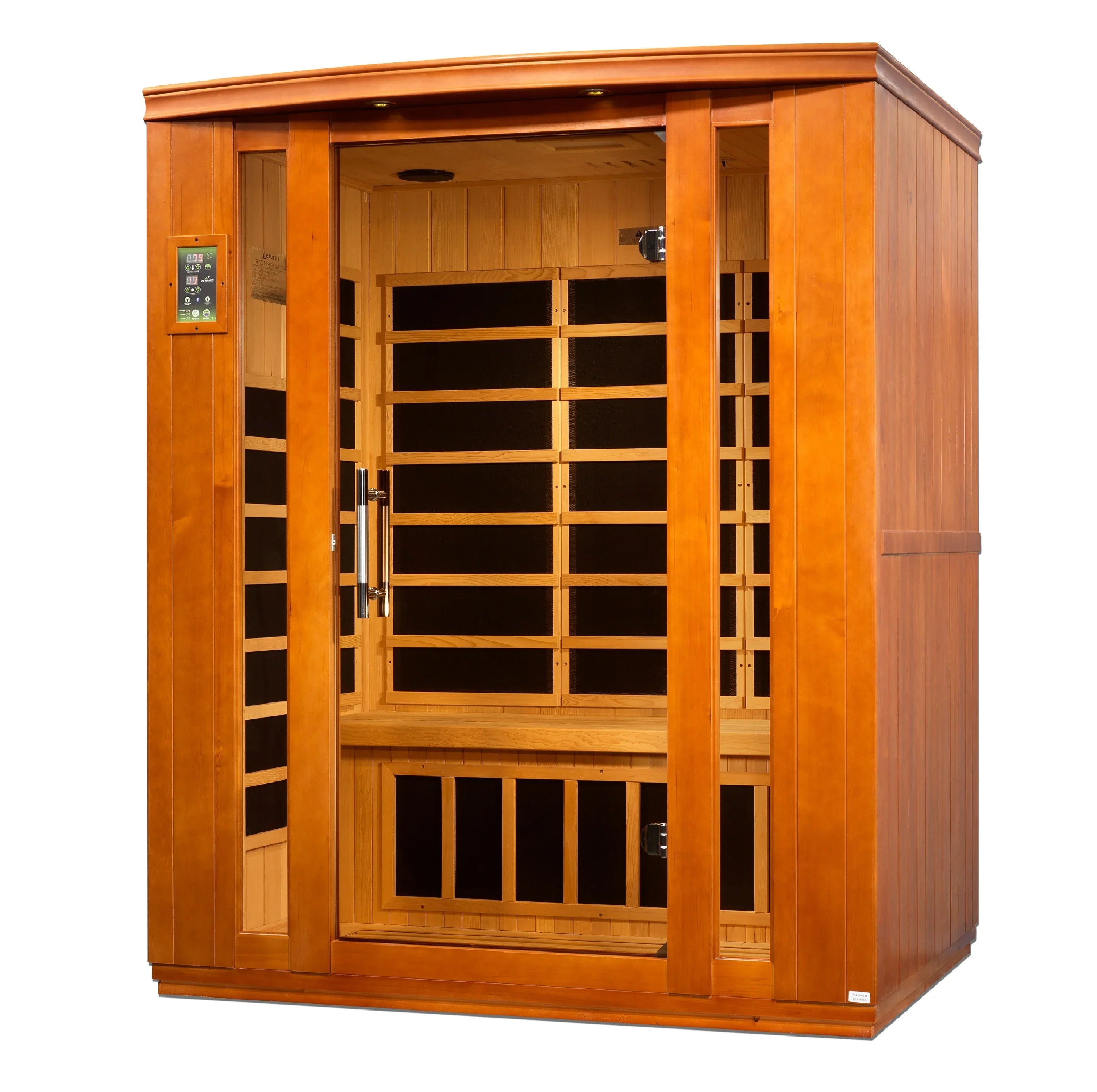 Dynamic Bellagio 3 Person Indoor Far Infrared Sauna – Canadian Hemlock, Bluetooth-Dynamic Saunas-InHouse Wellness