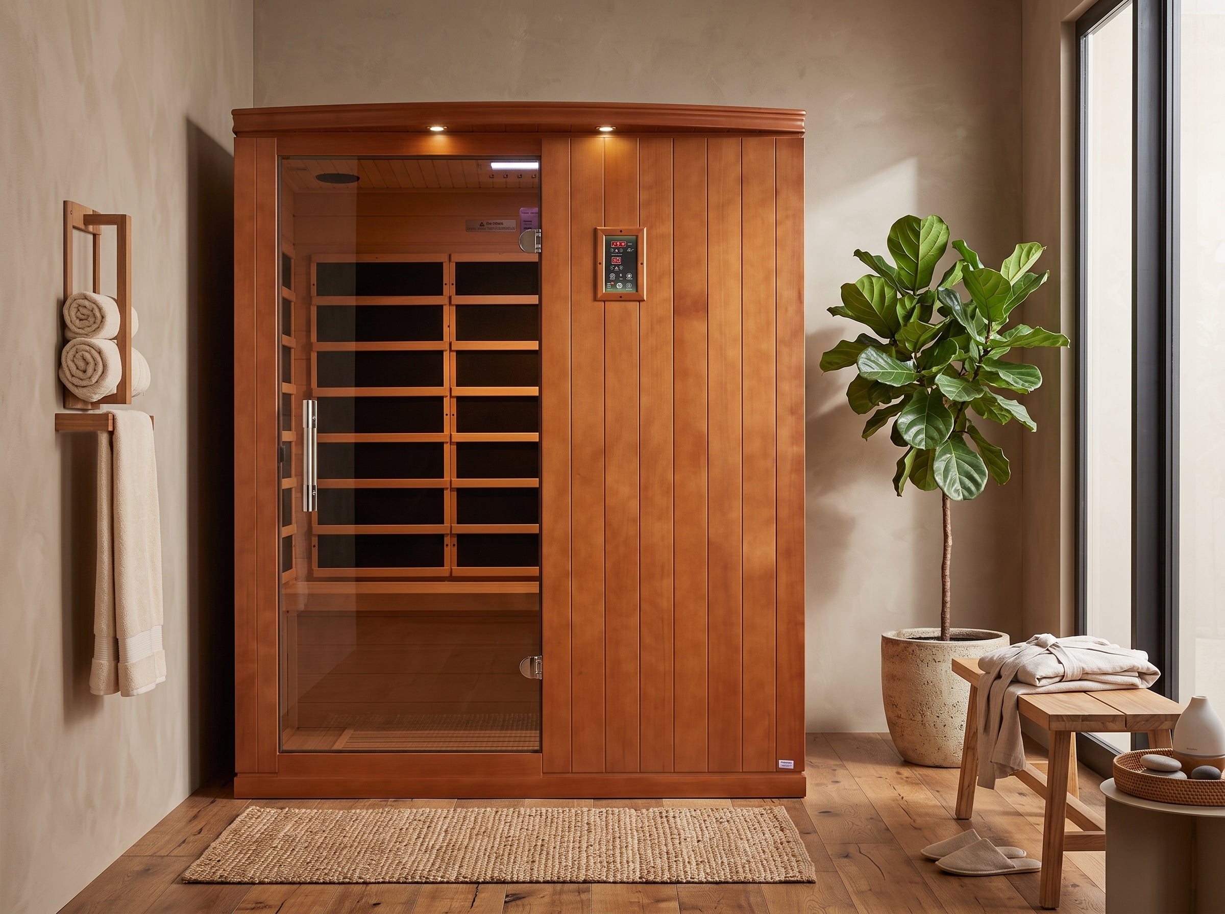 Dynamic Madrid Elite 3-Person Ultra Low EMF FAR Infrared Sauna