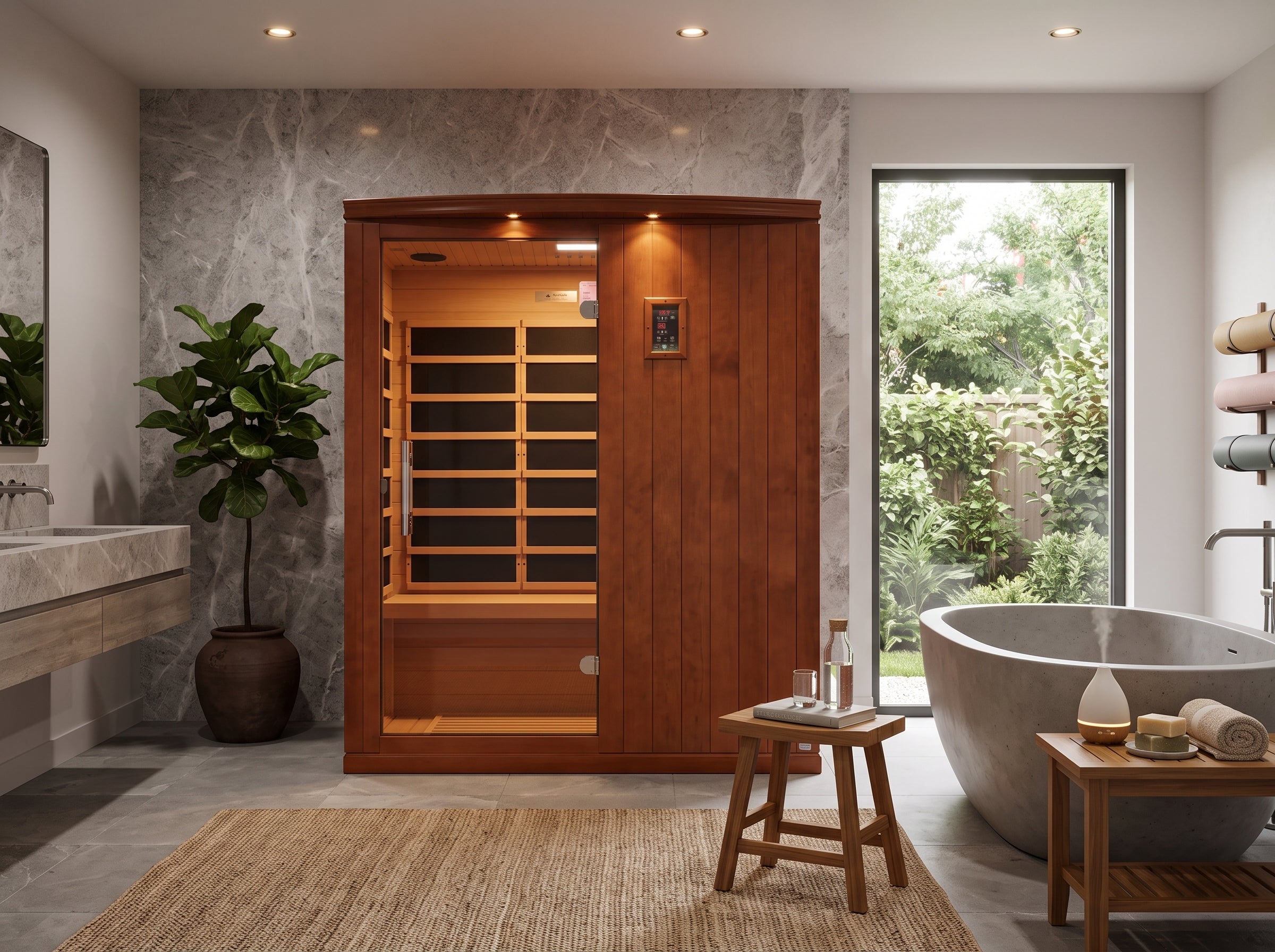 Dynamic Madrid Elite 3-Person Ultra Low EMF FAR Infrared Sauna