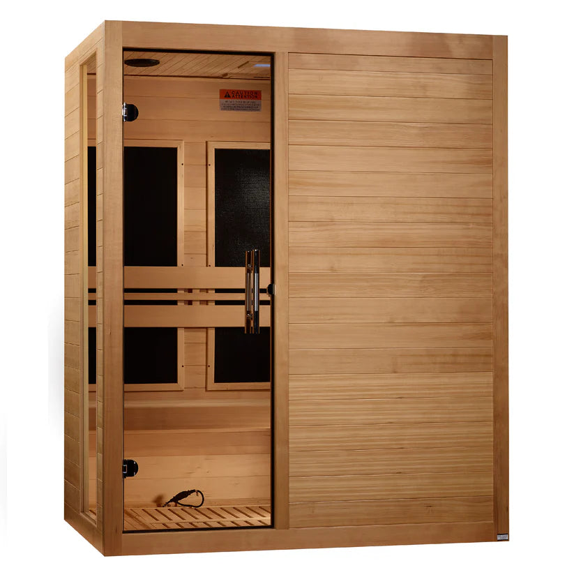Dynamic Saunas DYN-6315-05 Toscana 3 Person Low EMF Far Infrared Sauna
