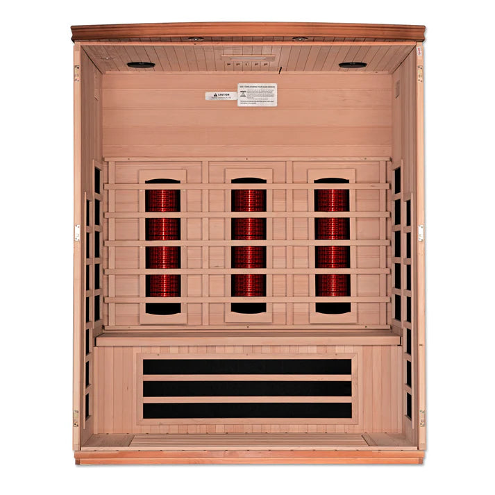 Dynamic Lugano 3-Person Full Spectrum Near Zero EMF Sauna