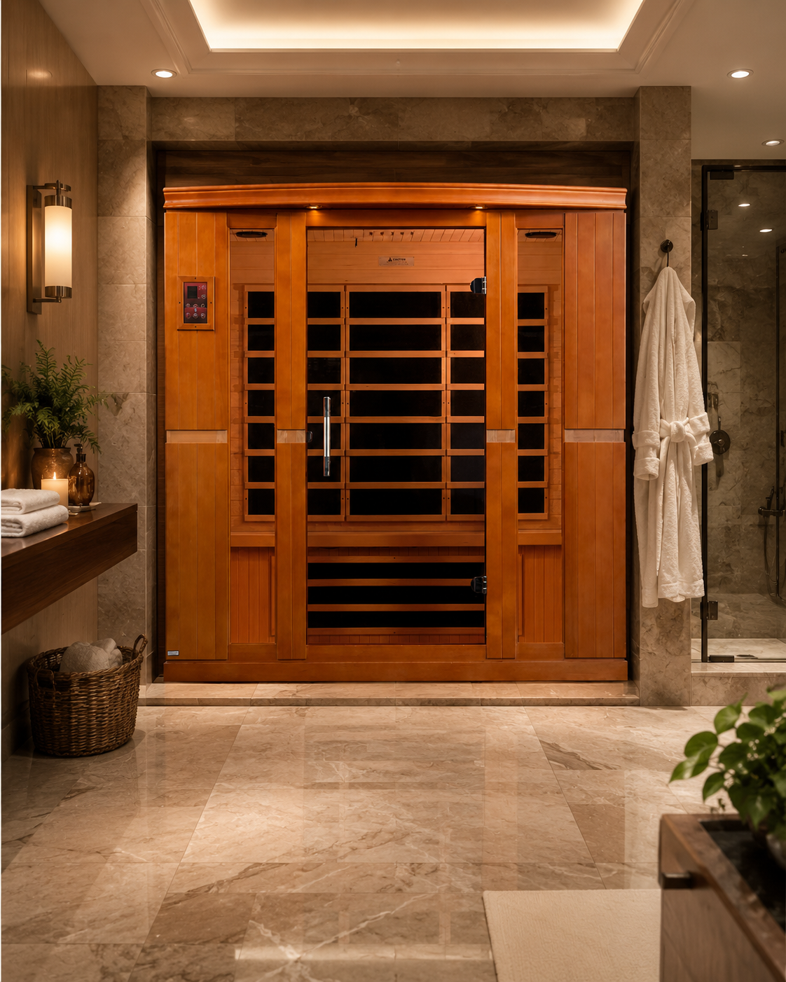Dynamic Bergamo Elite 4-Person Ultra Low EMF FAR Infrared Sauna