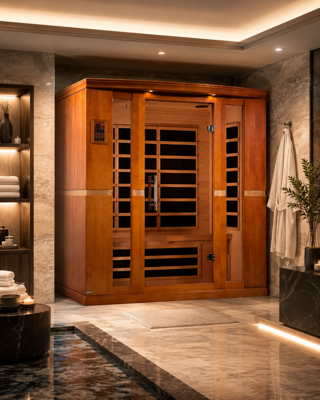Dynamic Bergamo Elite 4-Person Ultra Low EMF FAR Infrared Sauna