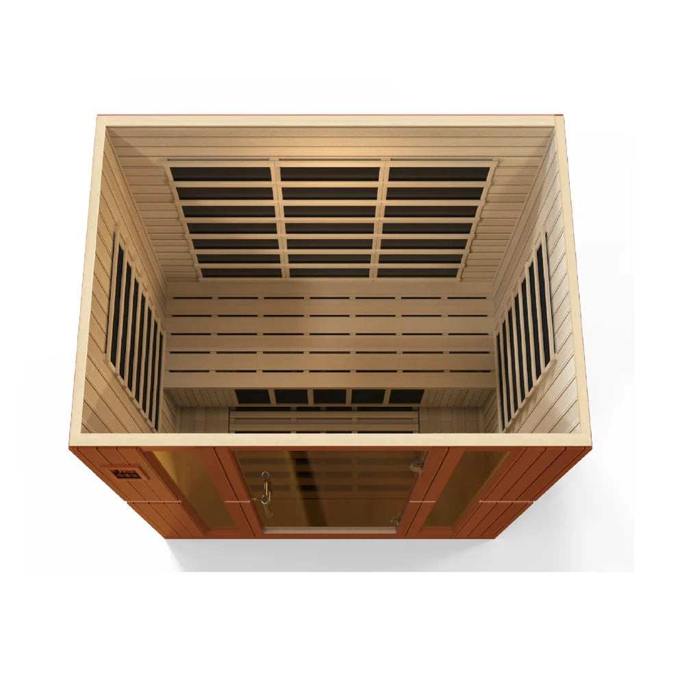 Dynamic Bergamo Elite 4-Person Ultra Low EMF FAR Infrared Sauna, image 8 of 8