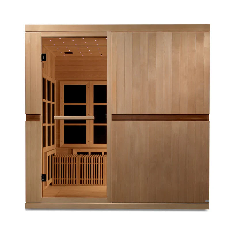 Golden Designs GDI-6880-02 Elite Catalonia 8 Person Ultra Low EMF Far Infrared Sauna
