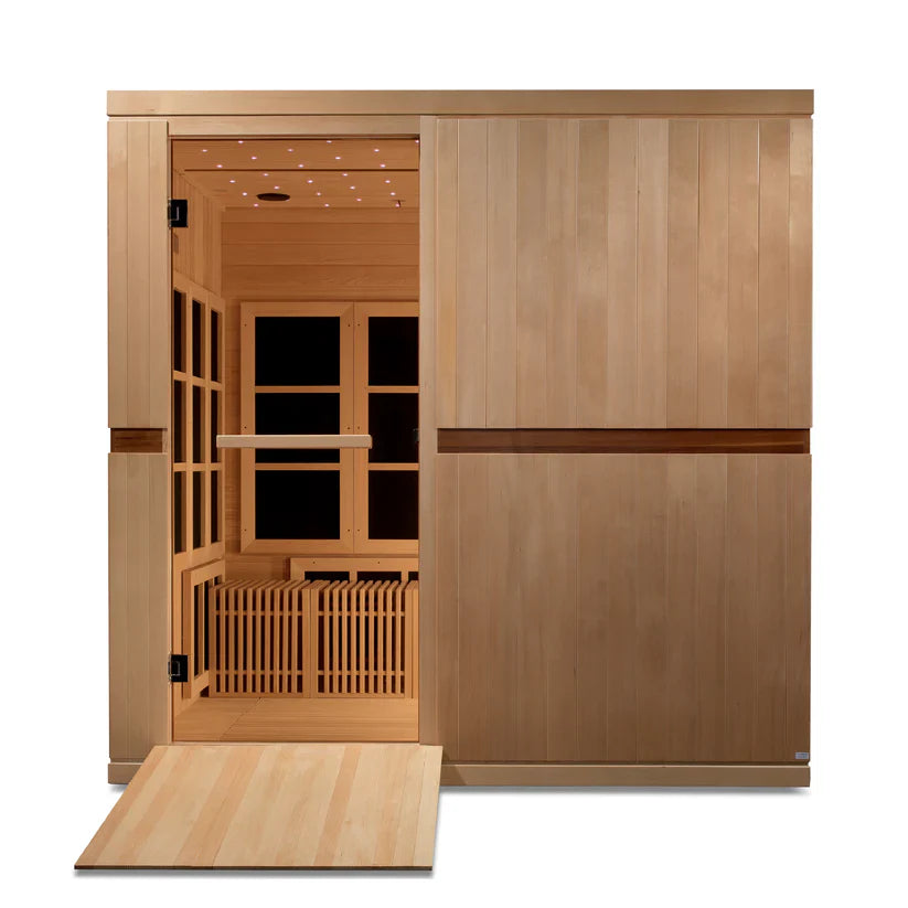 Golden Designs GDI-6880-02 Elite Catalonia 8 Person Ultra Low EMF Far Infrared Sauna