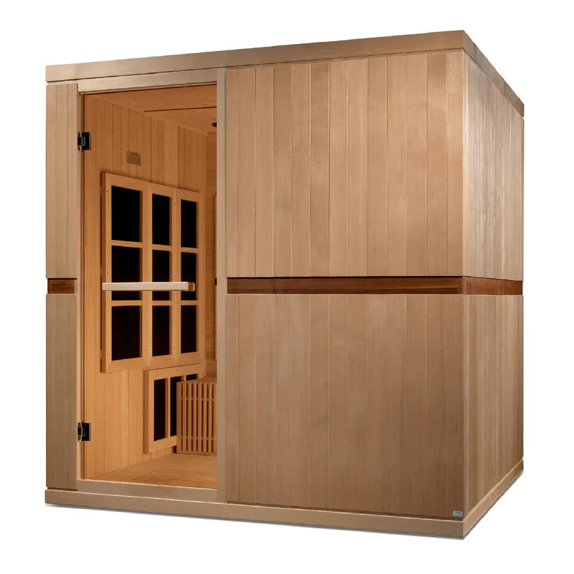 Golden Designs GDI-6880-02 Elite Catalonia 8 Person Ultra Low EMF Far Infrared Sauna