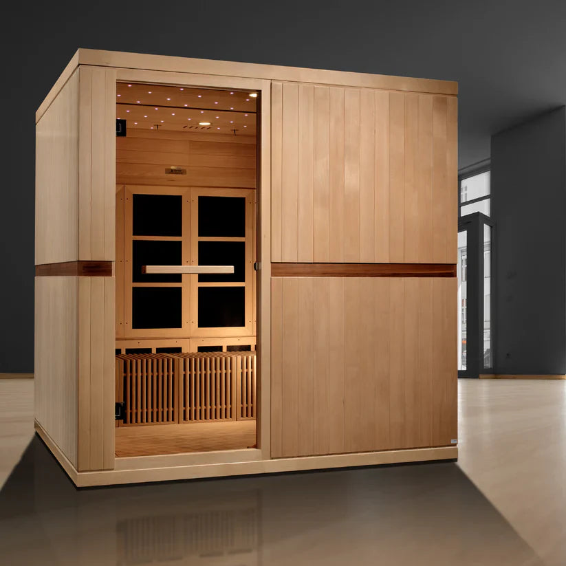 Golden Designs GDI-6880-02 Elite Catalonia 8 Person Ultra Low EMF Far Infrared Sauna