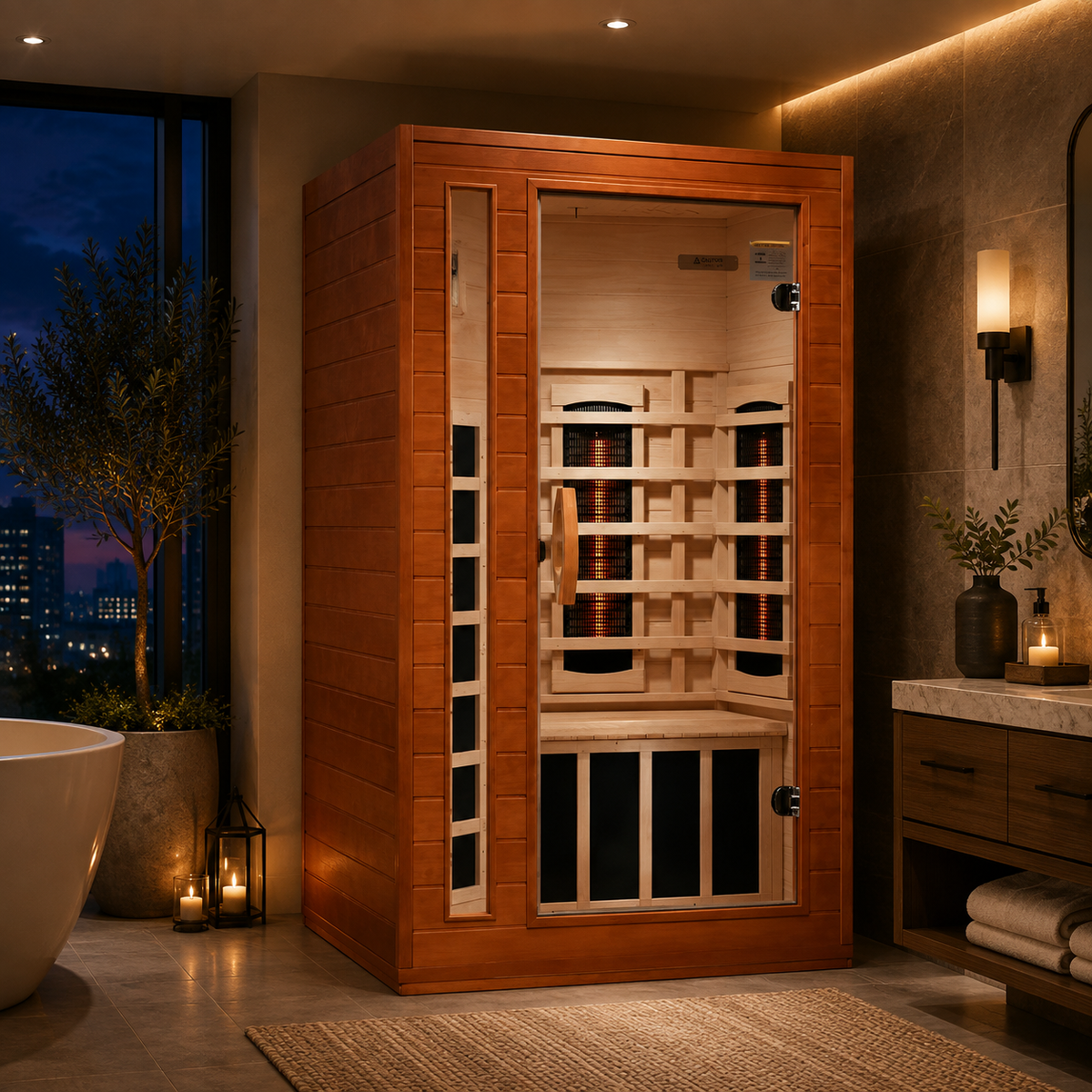 Dynamic Cordoba 2-Person Full Spectrum Near Zero EMF Sauna, image 7 of 7