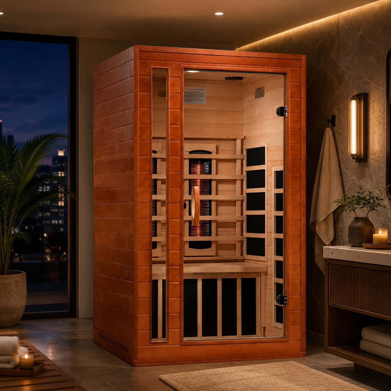 Dynamic Cordoba 2-Person Full Spectrum Near Zero EMF Sauna