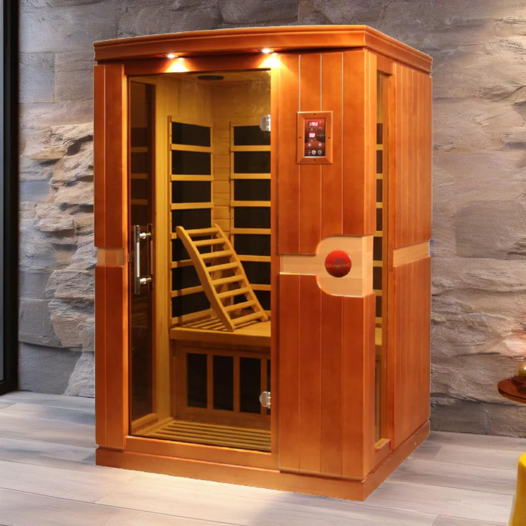 Dynamic Saunas DYN-6210-01 Elite Venice 2-Person Ultra Low EMF FAR Infrared Sauna
