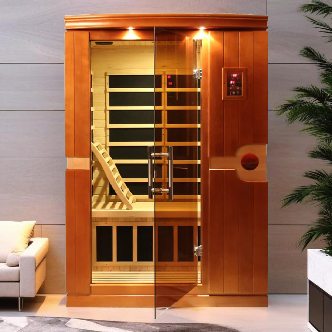 Dynamic Saunas DYN-6210-01 Elite Venice 2-Person Ultra Low EMF FAR Infrared Sauna