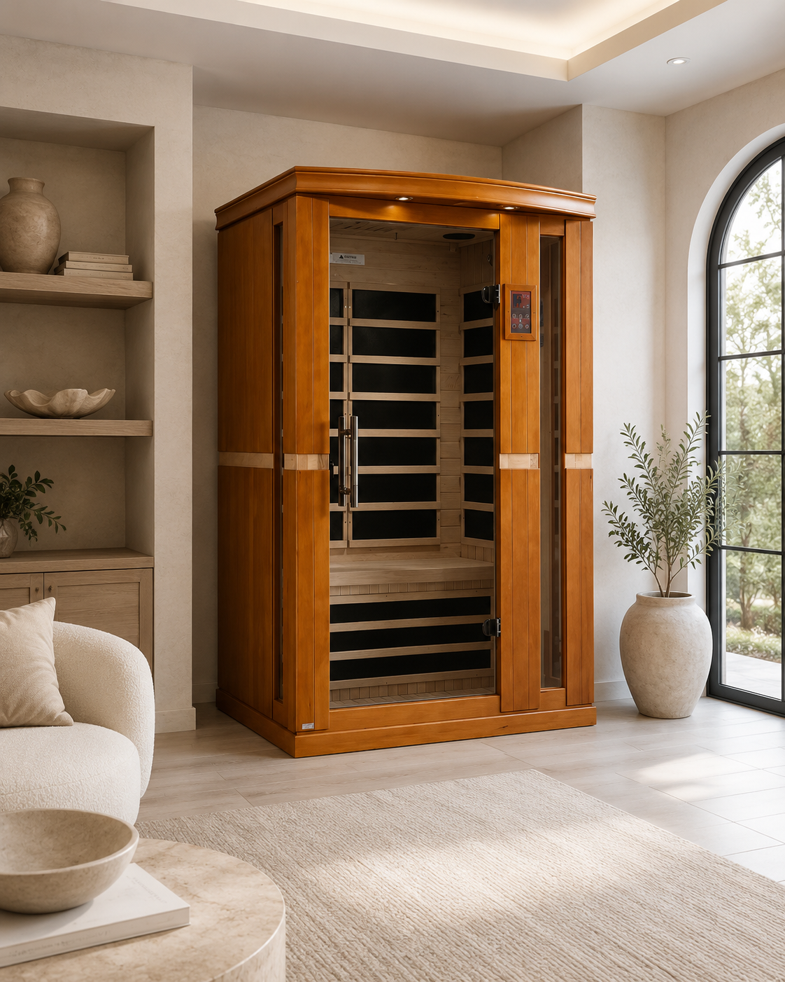 Dynamic "Vittoria" 2 Person Low EMF Far IR Sauna (DYN-6220-01)