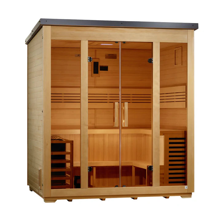 Golden Designs Vorarlberg GDI-8005-01 8.0 kW 5 Person Outdoor Sauna
