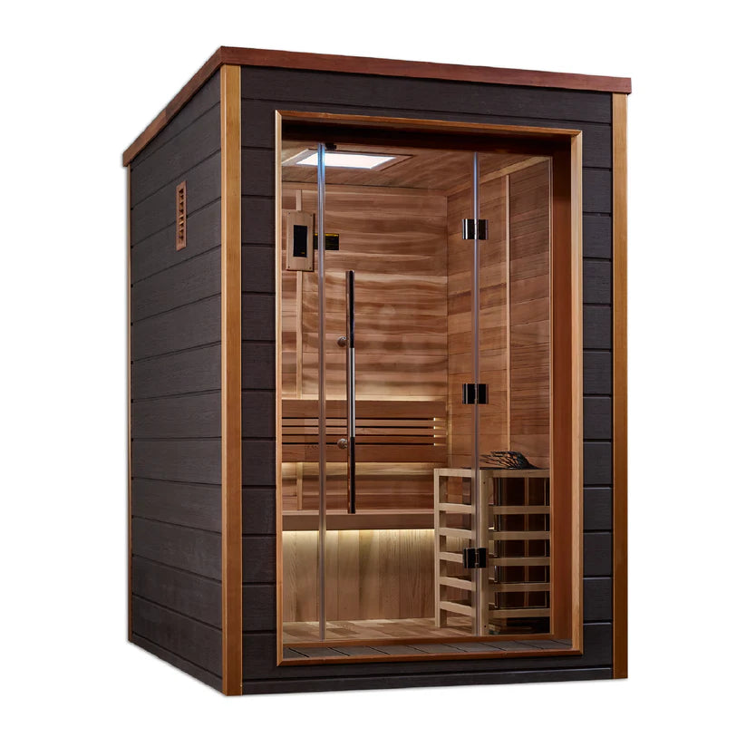 Golden Designs GDI-8202-01 Narvick 2-Person Low EMF Infrared Sauna