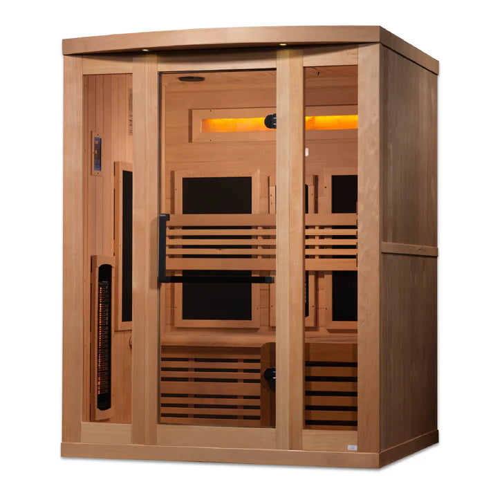 Golden Designs GDI-8230-01 Full Spectrum Himalayan Salt Bar 3 Person Sauna, image 3 of 5