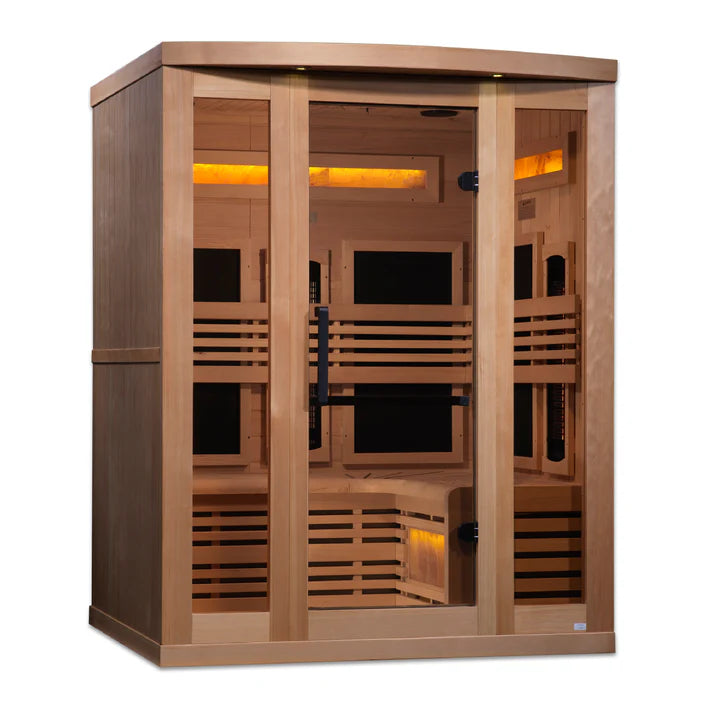 Golden Designs GDI-8230-01 Full Spectrum Himalayan Salt Bar 3 Person Sauna, image 4 of 5