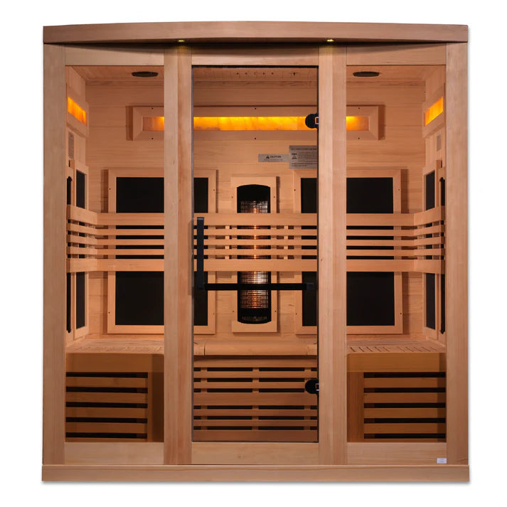 Golden Designs GDI-8260-01 Full Spectrum Near Zero EMF 6-Person Sauna