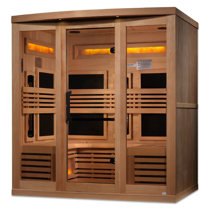 Golden Designs GDI-8260-01 Full Spectrum Near Zero EMF 6-Person Sauna