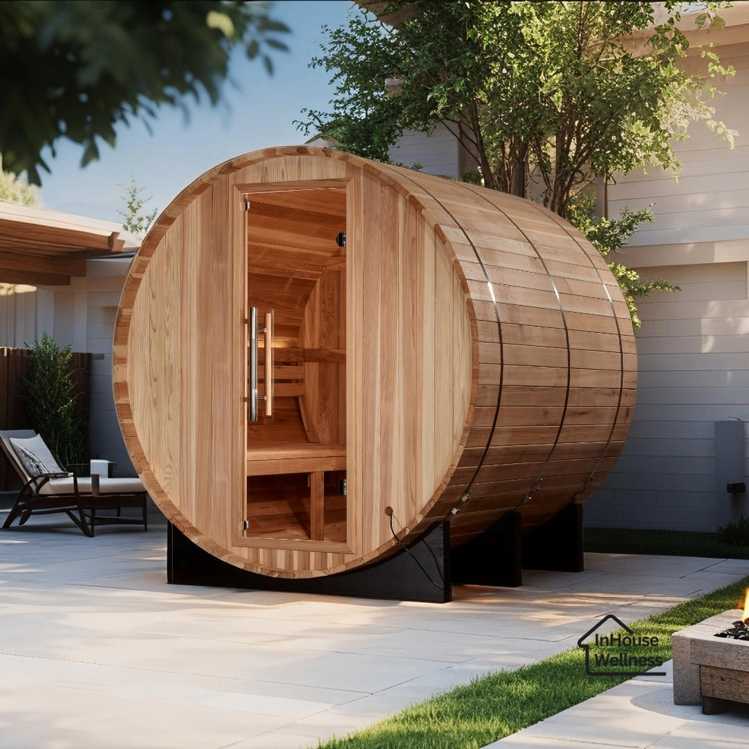 Golden Designs Arosa 4 Person Outdoor Traditional Barrel Sauna