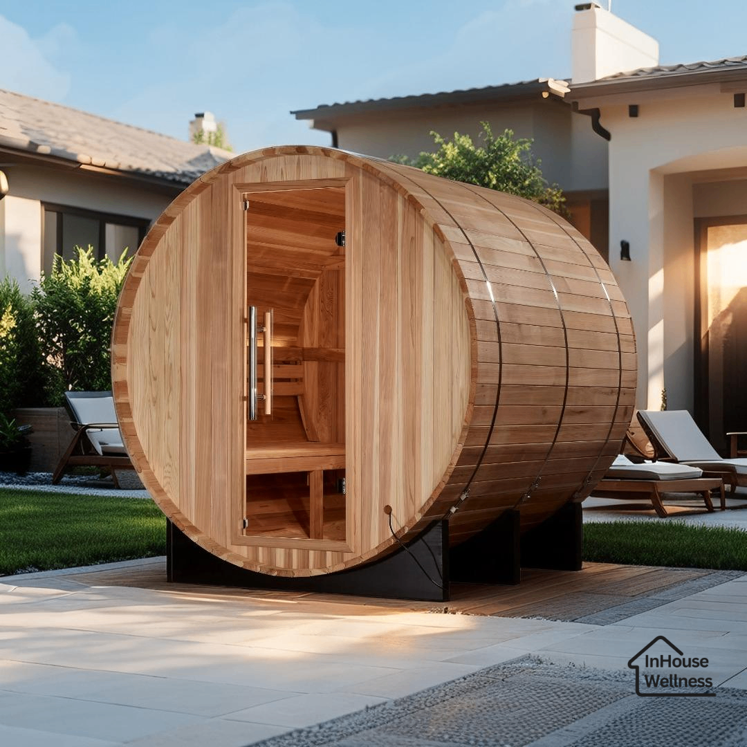 Golden Designs Arosa 4 Person Outdoor Traditional Barrel Sauna