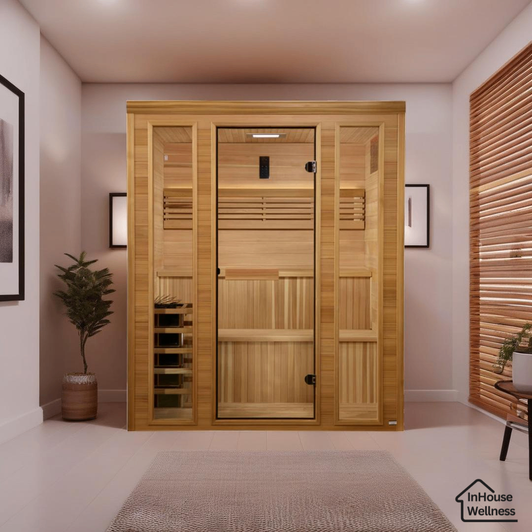 Golden Designs Engelberg Edition 6-Person Traditional Steam Sauna - Premium Clear Cedar