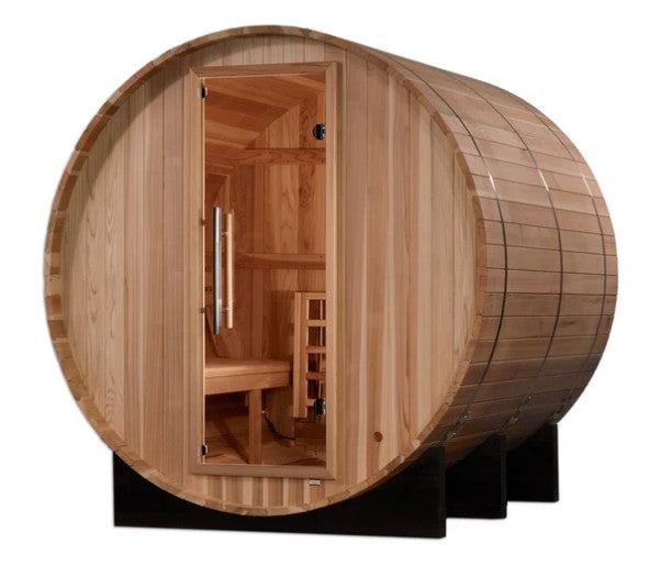 Golden Designs "Arosa" 4 Person Barrel Traditional Sauna