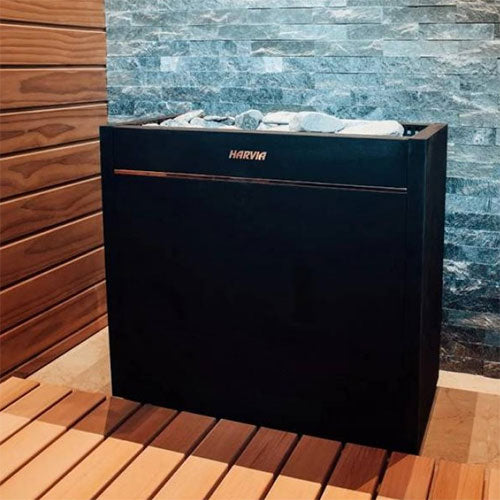 Harvia Pro 20 SS WH Pkg — Complete 24kW Wood-Burning Sauna Stove System