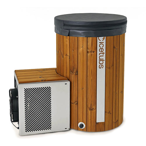 Icetubs IceBarrel 2.18 kW Thermowood Stainless Cold Plunge 53 in