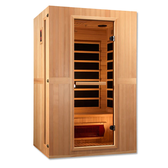 Maxxus Serenity 2-Person Low EMF FAR Infrared Sauna Canadian Hemlock