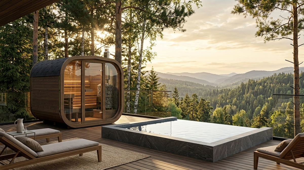 MW20 ThermoWood® Outdoor Sauna – Spacious Luxury for 5–6 People, image 22 of 23