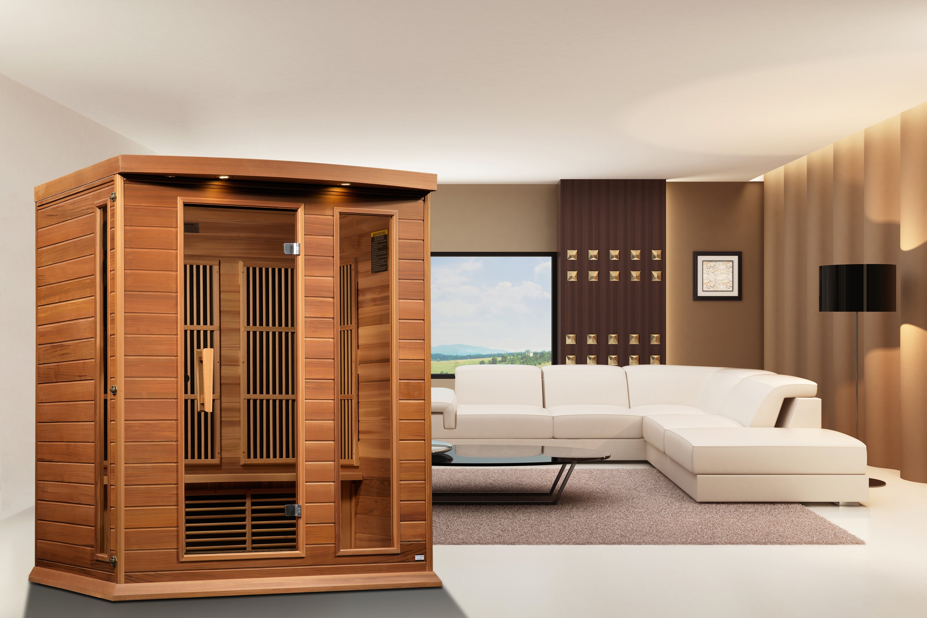 Maxxus 3-Person Low EMF (Under 8MG) FAR Infrared Sauna-Maxxus-InHouse Wellness