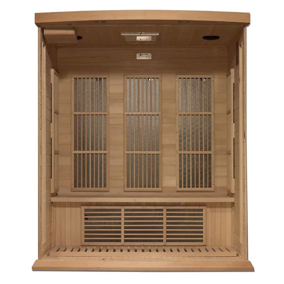 Maxxus MX-K306-01-ZF HEM Near Zero EMF Far Infrared Sauna 3 Person