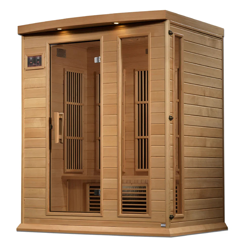 Maxxus MX-K306-01-ZF HEM Near Zero EMF Far Infrared Sauna 3 Person