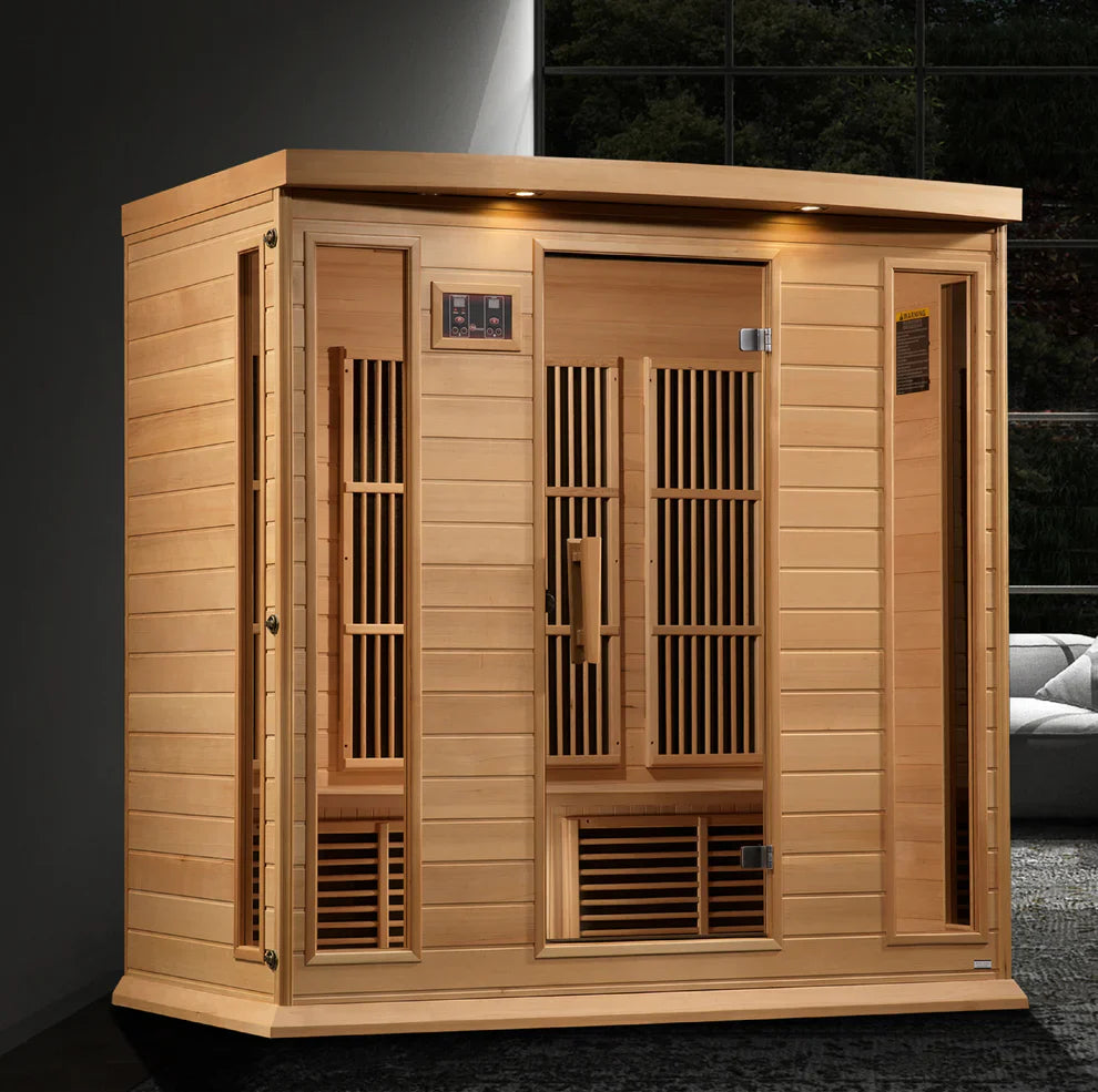 Maxxus MX-K406-01-ZF HEM 4-Person Near Zero EMF FAR IR Sauna 2.1 kW