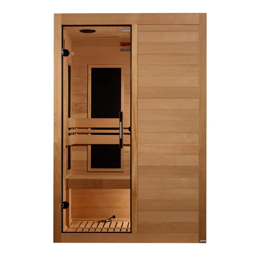 Dynamic Saunas DYN-6215-05 Lucca 2 Person Ultra Low EMF Far Infrared Sauna